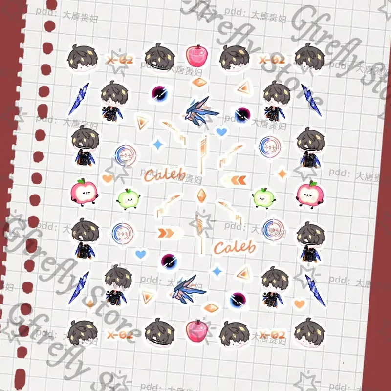 Наклейка с держателем для ручек «Любовь и глубокое пространство», версия Q, маникюр, украшение для ногтей, рельефная паста, милые наклейки, подарок в стиле аниме 
Наклейка с держателем для ручек «Любовь и глубокое пространство», версия Q, маникюр, украшение для ногтей, рельефная паста, милые наклейки, подарок в стиле аниме