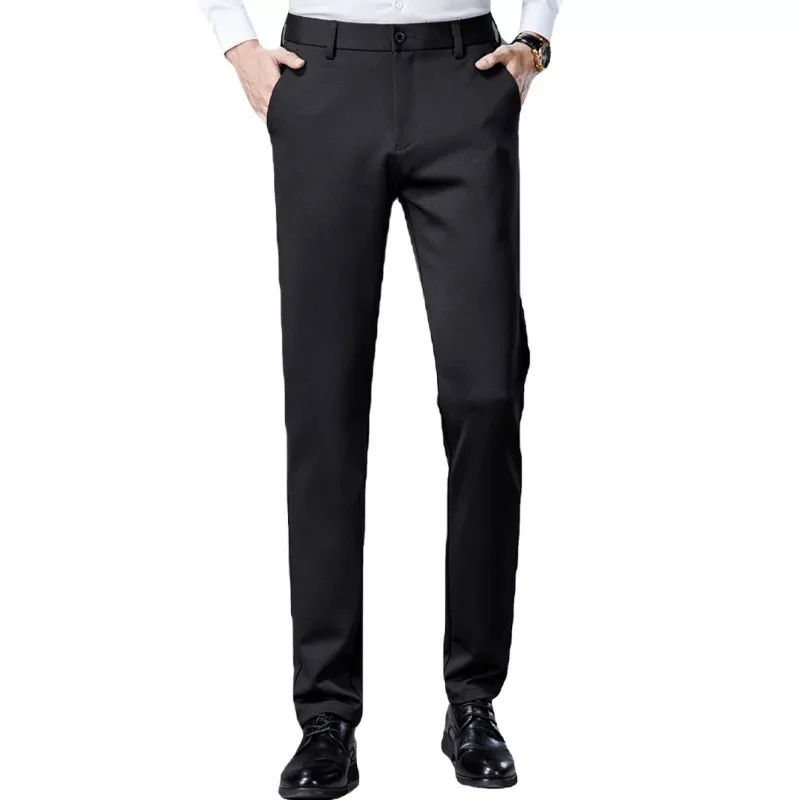 Available In 3 Colors, New Ultra-Thin Dress Pants 1pc Men's Breathable Soft Straight-Leg Casual Pants Relaxed-Fit Minimalist Menswear, Suit Pants-The Perfect Gift Choice
Available In 3 Colors, New Ultra-Thin Dress Pants 1pc Men's Breathable Soft Straight-Leg Casual Pants Relaxed-Fit Minimalist Menswear, Suit Pants-The Perfect Gift Choice