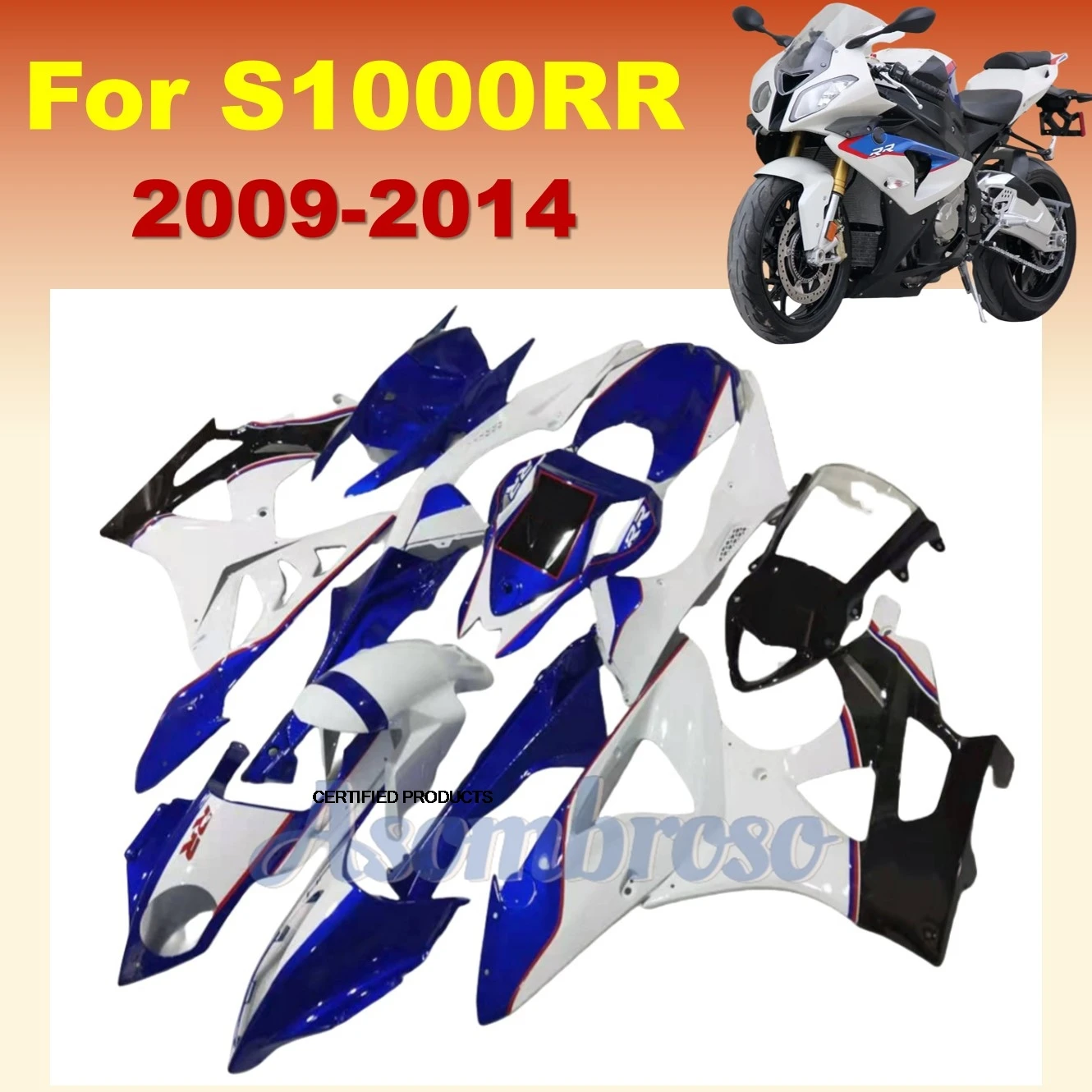 Fairing kit Fit for BMW S1000RR 2009 2010 2011 2012 2013 2014 S1000 RR 09-14 Motorcycle Sportbike Bodywork Custom Housing
Fairing kit Fit for BMW S1000RR 2009 2010 2011 2012 2013 2014 S1000 RR 09-14 Motorcycle Sportbike Bodywork Custom Housing