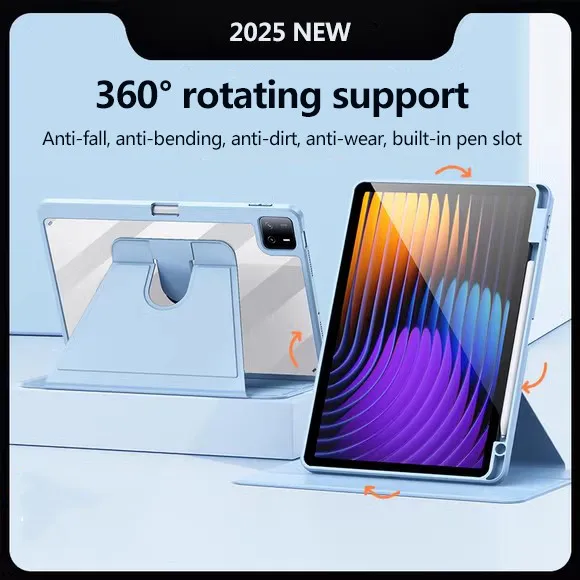 Вращающийся прозрачный акриловый чехол для Xiaomi Pad 7 Pro 11,2 дюйма 2024 5 6 Pro 11 дюймов Redmi Pad SE 11 8,7 Кожаный чехол с слотом для ручки
Вращающийся прозрачный акриловый чехол для Xiaomi Pad 7 Pro 11,2 дюйма 2024 5 6 Pro 11 дюймов Redmi Pad SE 11 8,7 Кожаный чехол с слотом для ручки