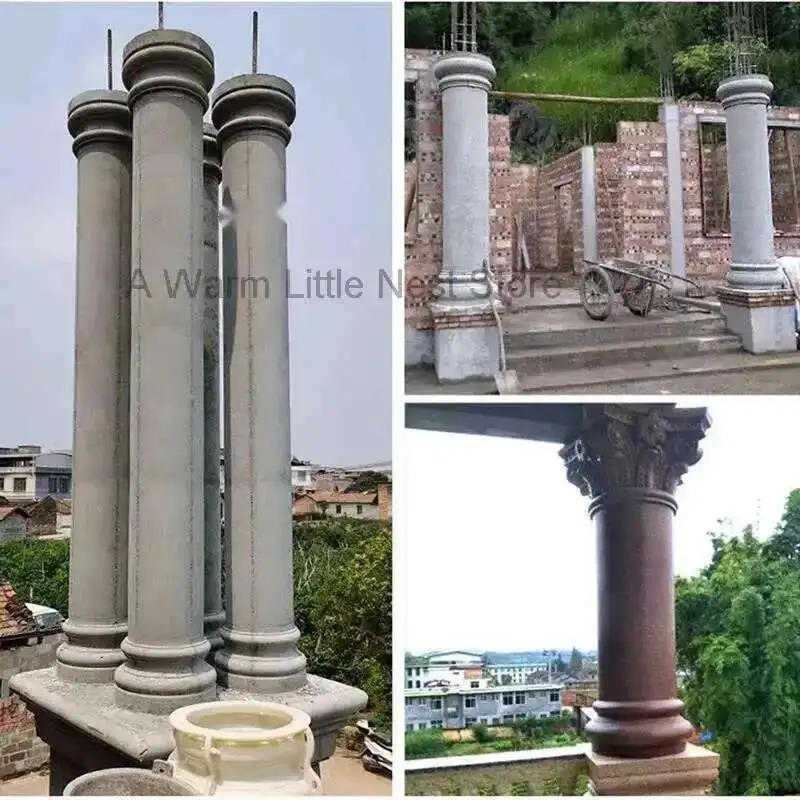 ABS Plastic Concrete Cylinder Mold home Outdoor Courtyard Roman Column Mold for Gardening Roof Support Forming Building Formwork
ABS Plastic Concrete Cylinder Mold home Outdoor Courtyard Roman Column Mold for Gardening Roof Support Forming Building Formwork
