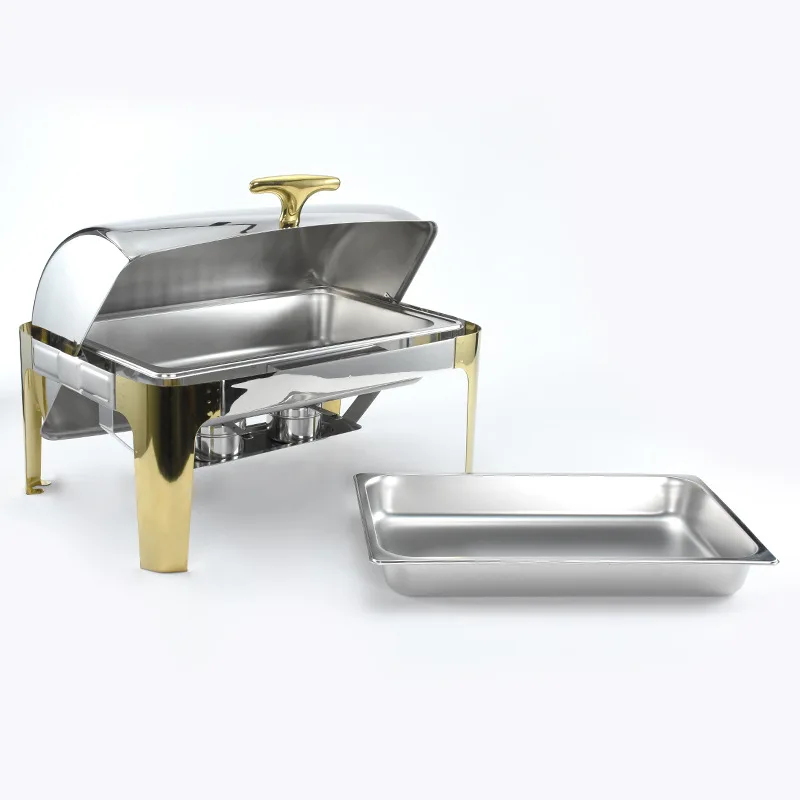 Stainless steel buffet stove for hotel restaurants Full clamshell buffet stove Square heating alcohol stove
Stainless steel buffet stove for hotel restaurants Full clamshell buffet stove Square heating alcohol stove