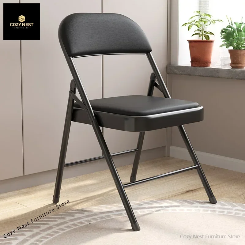 Foldable chair Household dining chair Rental room Stool Dormitory college student sedentary comfortable seat back Portable chair
Foldable chair Household dining chair Rental room Stool Dormitory college student sedentary comfortable seat back Portable chair