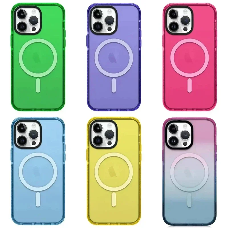 2.5 Acrylic Colorful Border Phone Case Cover for iPhone 12 13 14 15 Pro Max Case with MagSafe
2.5 Acrylic Colorful Border Phone Case Cover for iPhone 12 13 14 15 Pro Max Case with MagSafe