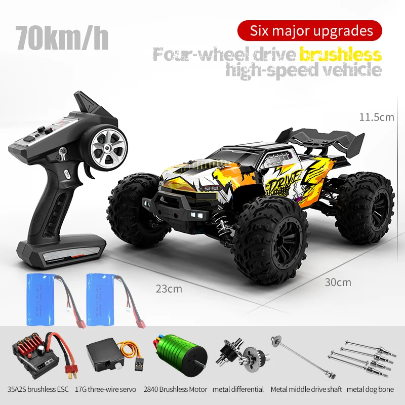 16101PRO/16102PRO RC Car High-speed 4WD 2.4G Remote Control Brushless Off-road Truck Upgrade Metal Toys For Kids And Adults Gift
16101PRO/16102PRO RC Car High-speed 4WD 2.4G Remote Control Brushless Off-road Truck Upgrade Metal Toys For Kids And Adults Gift