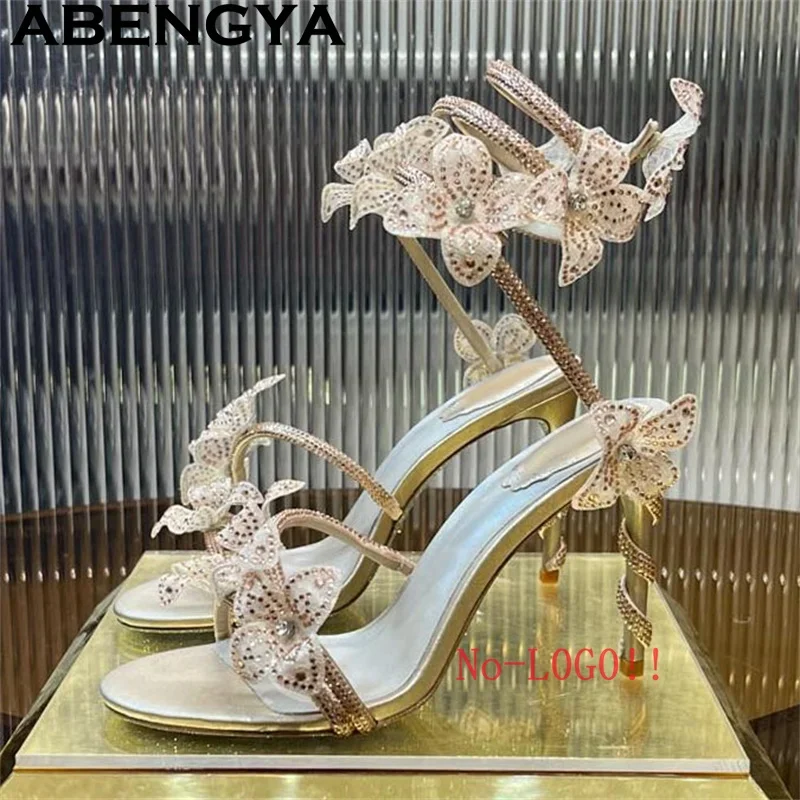 Hot Flower Fairy Coiled Ankle Thin High Heels Sandals Summer Bride's Wedding Party Shoes Women Sexy Hot Gladiator Sandals
Hot Flower Fairy Coiled Ankle Thin High Heels Sandals Summer Bride's Wedding Party Shoes Women Sexy Hot Gladiator Sandals