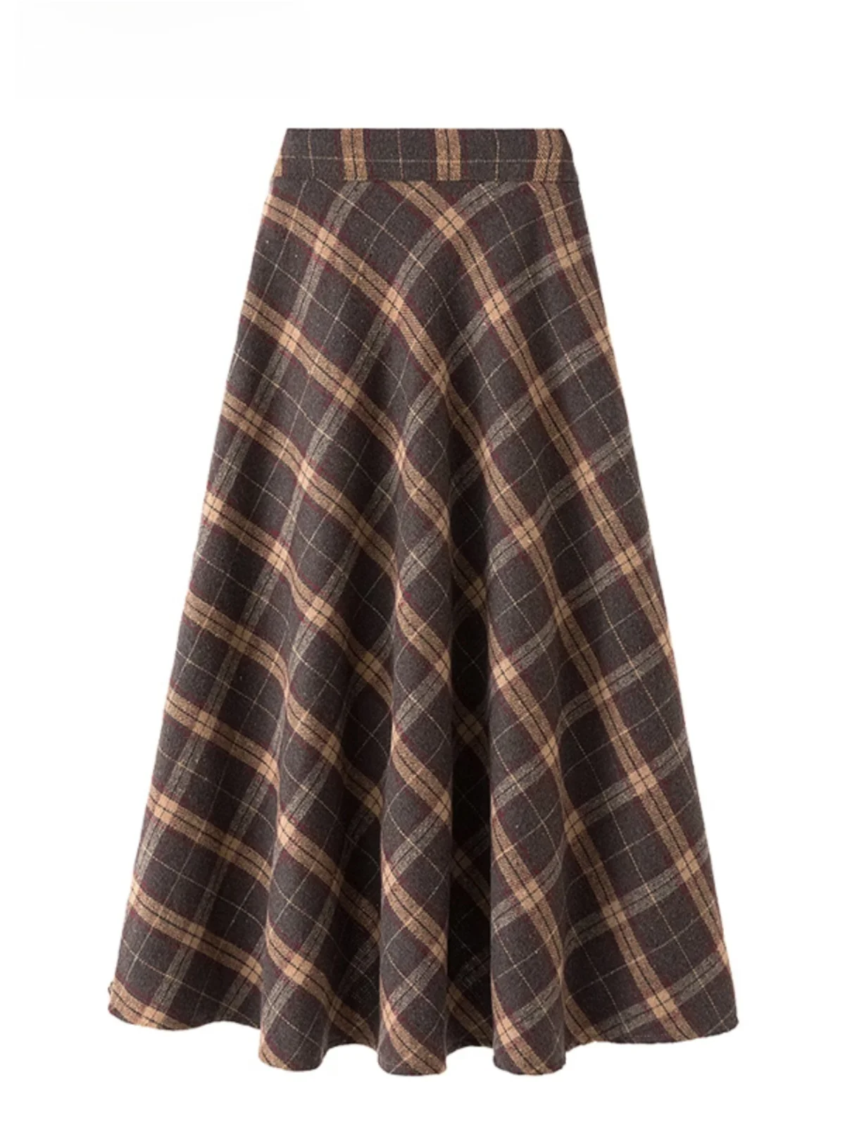 Шерстяная юбка-миди в клетку с высокой талией для женщин, большие размеры, трапециевидной формы, корейские весенне-осенние сезонные тонкие юбки
Шерстяная юбка-миди в клетку с высокой талией для женщин, большие размеры, трапециевидной формы, корейские весенне-осенние сезонные тонкие юбки