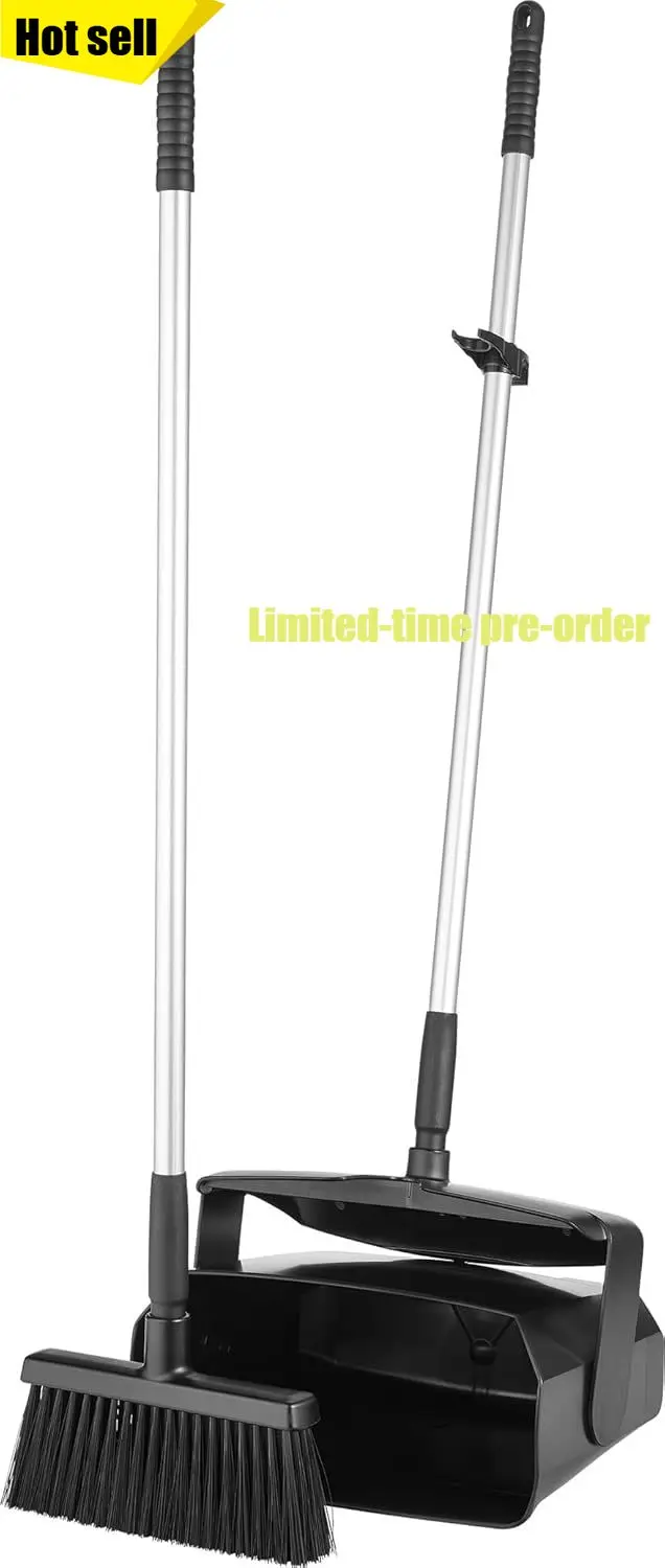 Lobby Broom And Dustpan 7 X 14 Inch Bin 37 Inch Handle Polypropylene Polyester Aluminum Black
Lobby Broom And Dustpan 7 X 14 Inch Bin 37 Inch Handle Polypropylene Polyester Aluminum Black