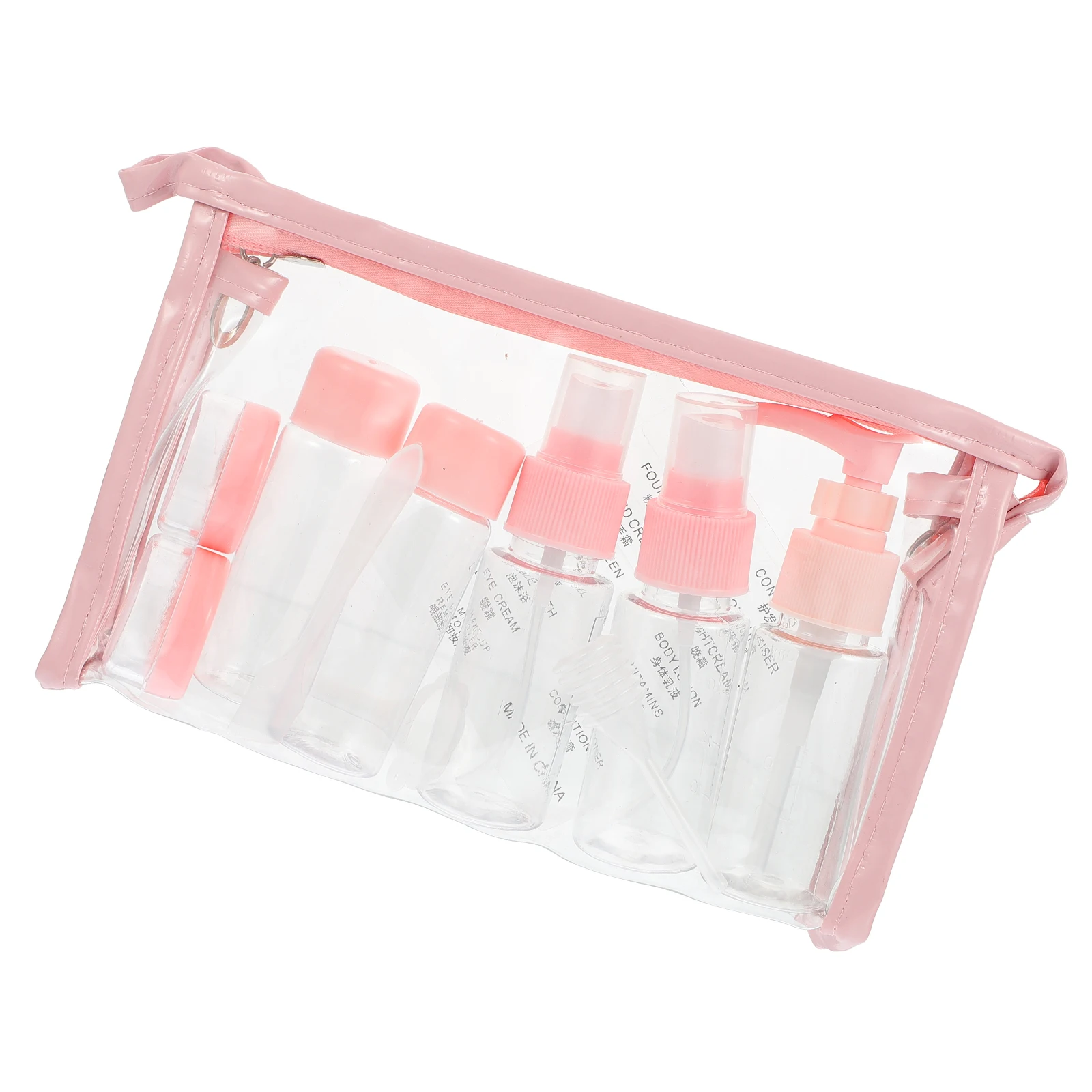 Plastic Lotion Container Cosmetics Bottling Set Pink Travel Skin Care Product Dispensing Bottle Reusable Storage Containers
Plastic Lotion Container Cosmetics Bottling Set Pink Travel Skin Care Product Dispensing Bottle Reusable Storage Containers