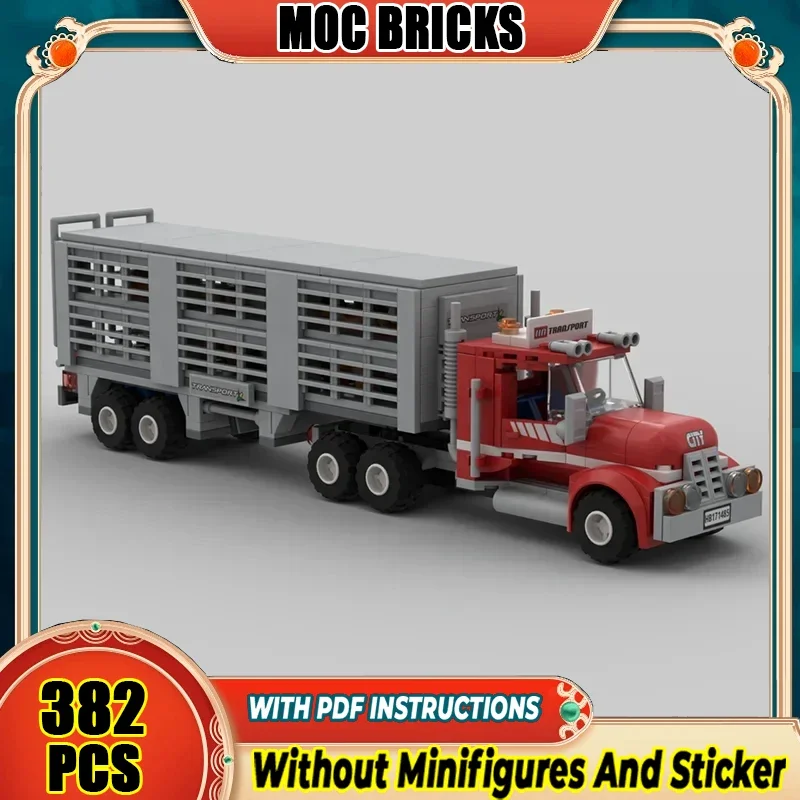 Moc Building Bricks Transport Cattle Hauler Model Technology Modular Blocks Construstion Tool Cart Toys DIY Set Assembly Gifts
Moc Building Bricks Transport Cattle Hauler Model Technology Modular Blocks Construstion Tool Cart Toys DIY Set Assembly Gifts