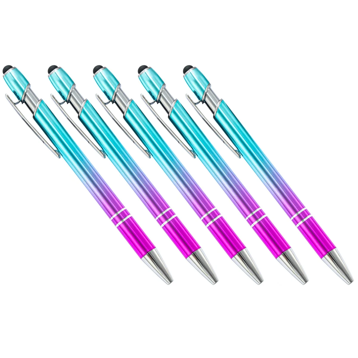 ADP-50pcs Gradient Metal Ballpoint Pens Touchscreen Ball Pen for Writing Stationery Office School Supplies A
ADP-50pcs Gradient Metal Ballpoint Pens Touchscreen Ball Pen for Writing Stationery Office School Supplies A