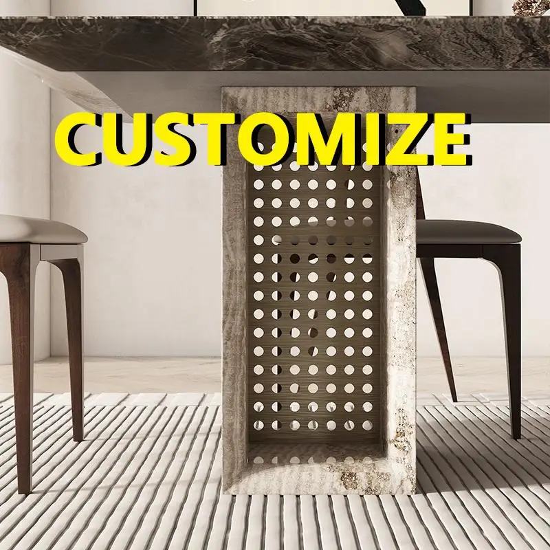 Any Size Custom Mid Century Style Stone Dining Table Natural Mottled Interlac Veins Classic Retro Shape Iconic Retro Decor Table
Any Size Custom Mid Century Style Stone Dining Table Natural Mottled Interlac Veins Classic Retro Shape Iconic Retro Decor Table