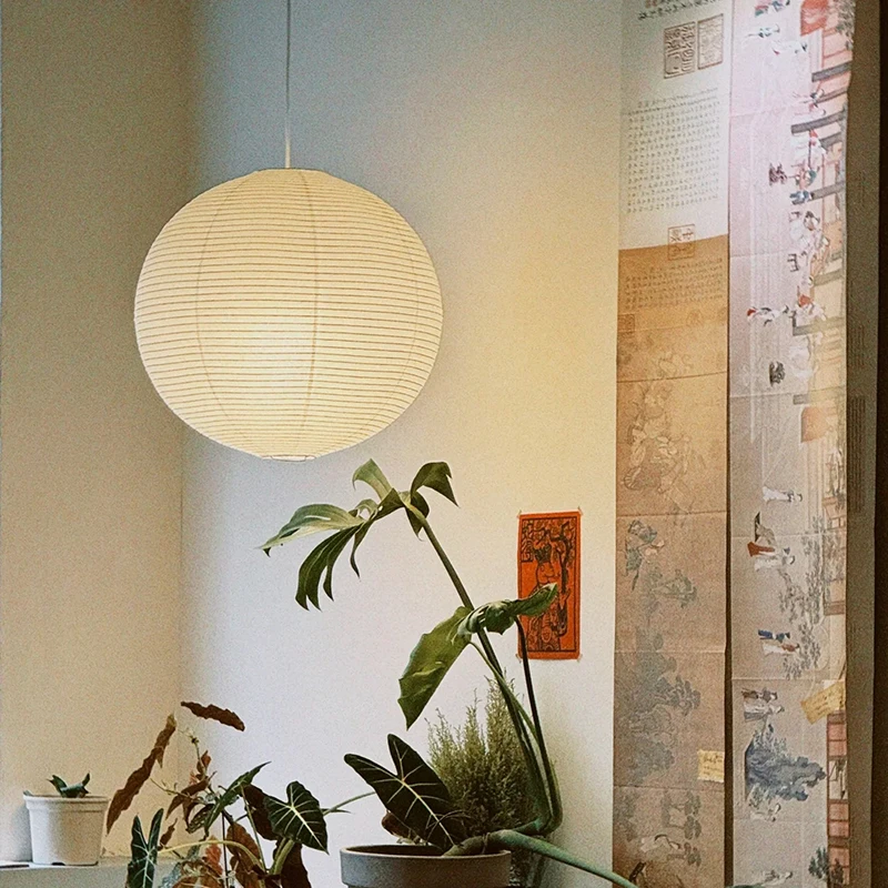 Japanese Wabi Sabi Rice Paper Led Pendant Lights Round Living Dining Room Kitchen Decor Chandelier Lighting Bedroom Lamp Fixture
Japanese Wabi Sabi Rice Paper Led Pendant Lights Round Living Dining Room Kitchen Decor Chandelier Lighting Bedroom Lamp Fixture