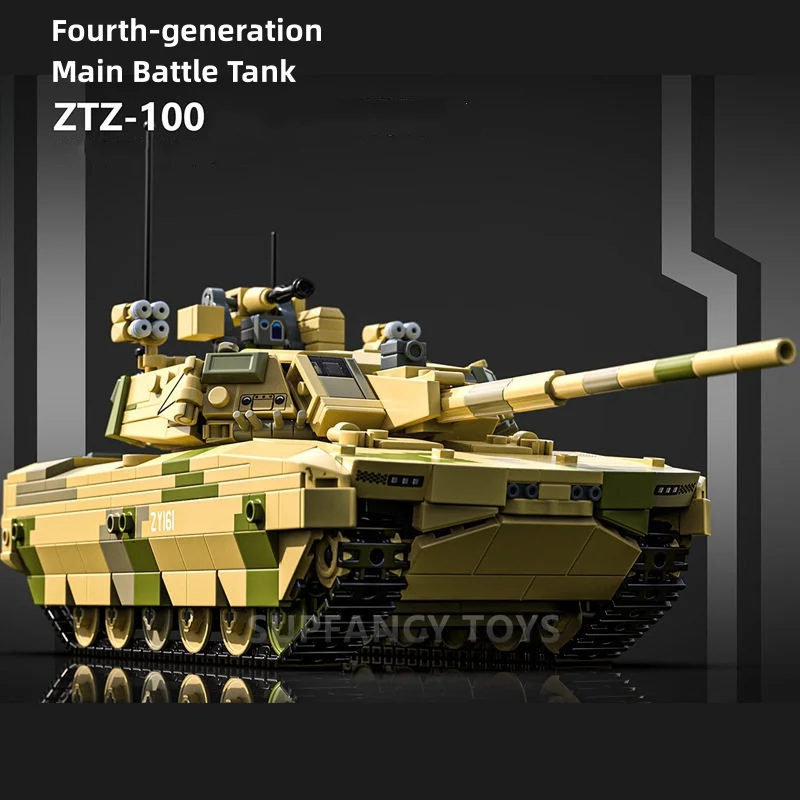 Sluban 952PCS Military ZTZ-100 Fourth-generation Main Battle Tank Combined Arms Brigade Building Blocks Educational Toys Boys
Sluban 952PCS Military ZTZ-100 Fourth-generation Main Battle Tank Combined Arms Brigade Building Blocks Educational Toys Boys