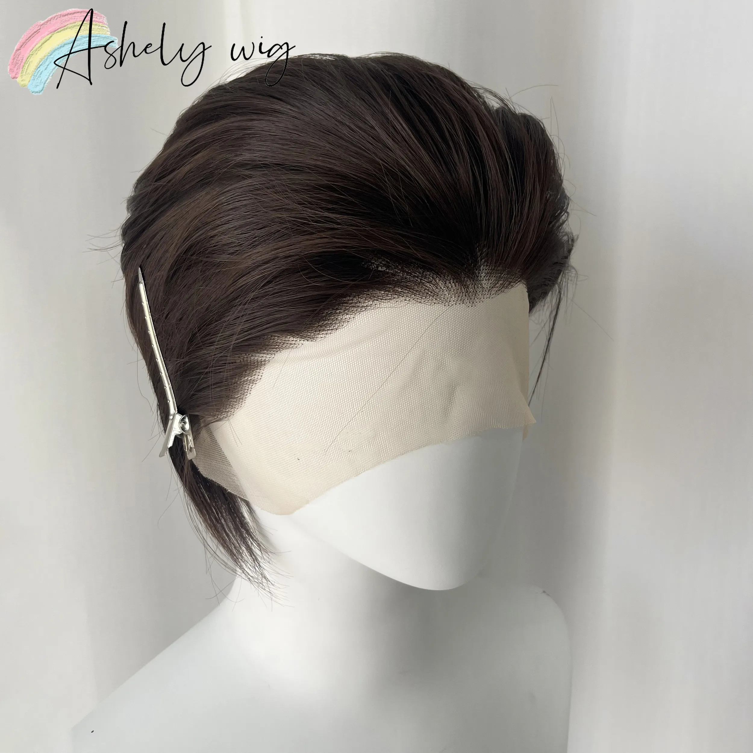 Короткий парик 13x4 с кружевной передней частью для мужчин и женщин, 8 дюймов, для косплея, черный, коричневый, блонд, фиолетовый, синтетический, для повседневного использования и вечеринок
Короткий парик 13x4 с кружевной передней частью для мужчин и женщин, 8 дюймов, для косплея, черный, коричневый, блонд, фиолетовый, синтетический, для повседневного использования и вечеринок