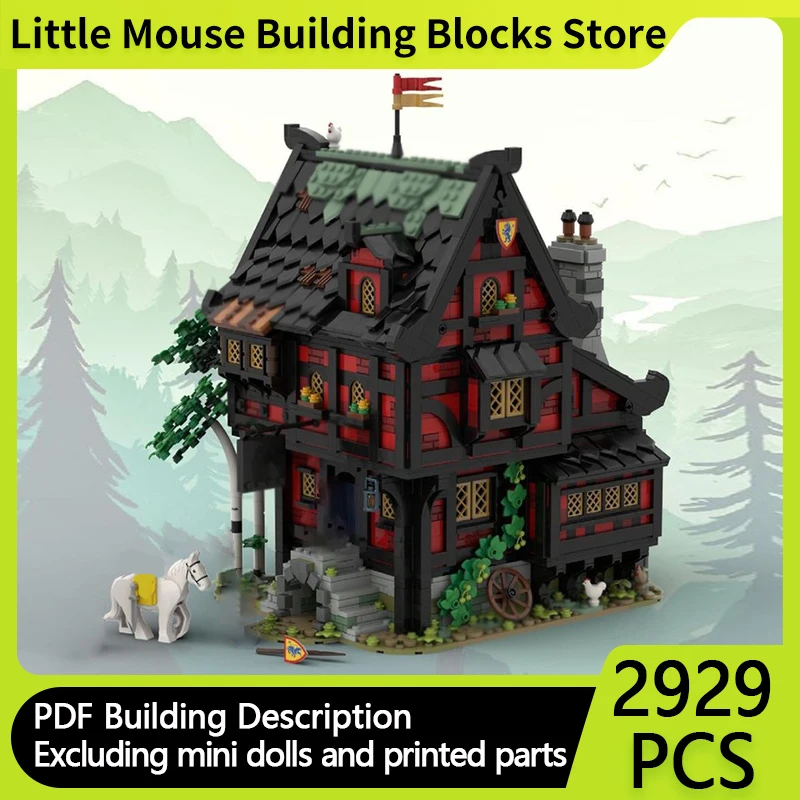 Модель City Street View MOC Building Bricks The Crusader's Inn Модульная технология Подарки Праздник Сборка Детские игрушки Костюм
Модель City Street View MOC Building Bricks The Crusader's Inn Модульная технология Подарки Праздник Сборка Детские игрушки Костюм