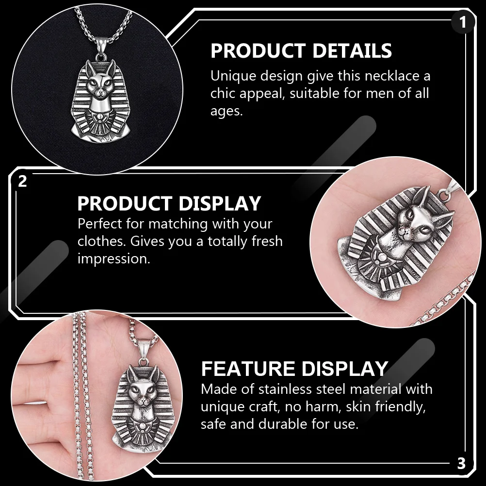 Vintage Stainless Steel Pendant Necklace Men Jewelry Retro Charm Anniversary Birthday Gift Men Necklace
Vintage Stainless Steel Pendant Necklace Men Jewelry Retro Charm Anniversary Birthday Gift Men Necklace