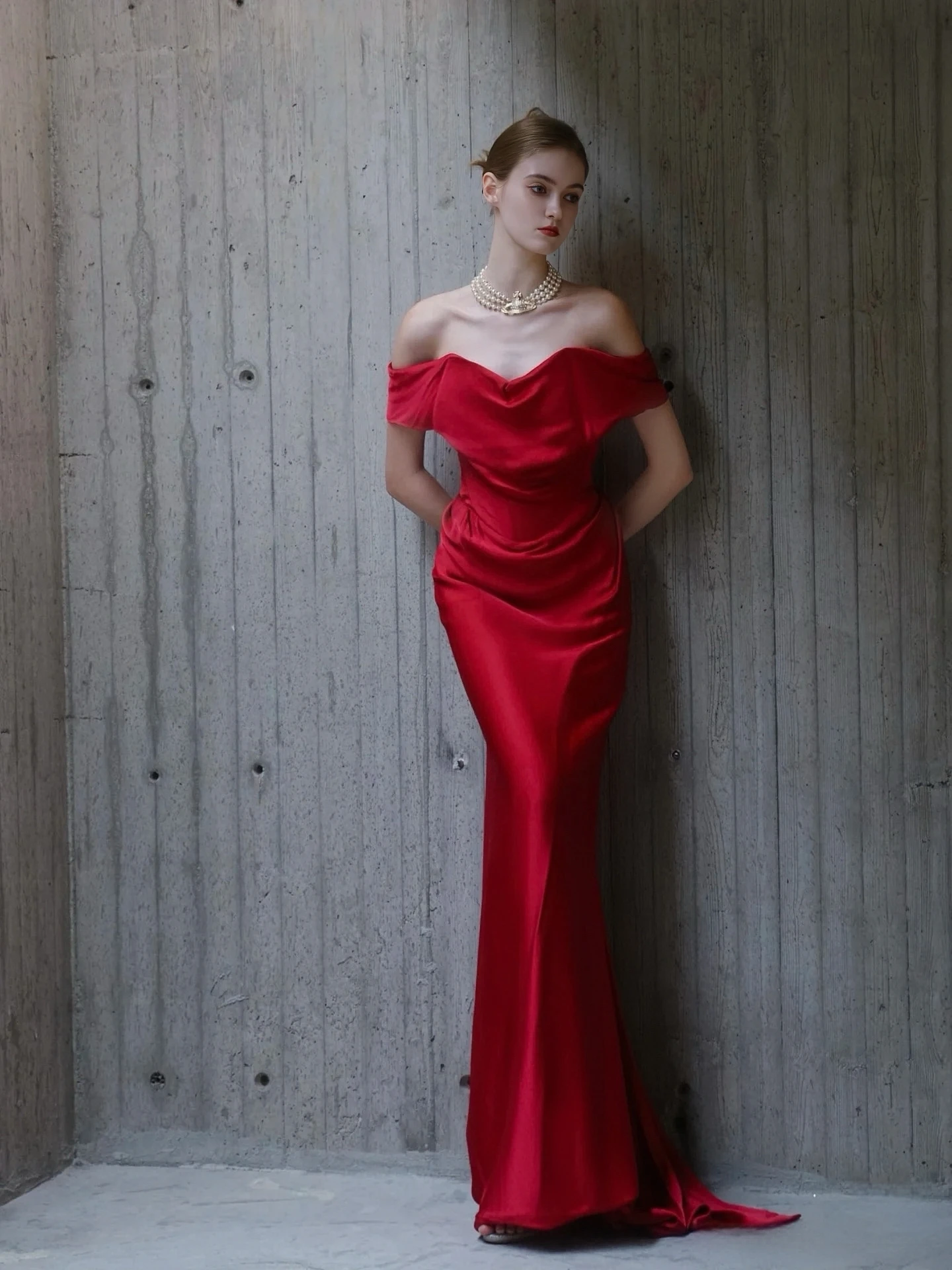 Royal Red Evening Dresses Off The Shoulder Sweetheart Pleated Floor-length Court Banquet Party Mother Bride Gowns Prom Dress
Royal Red Evening Dresses Off The Shoulder Sweetheart Pleated Floor-length Court Banquet Party Mother Bride Gowns Prom Dress
