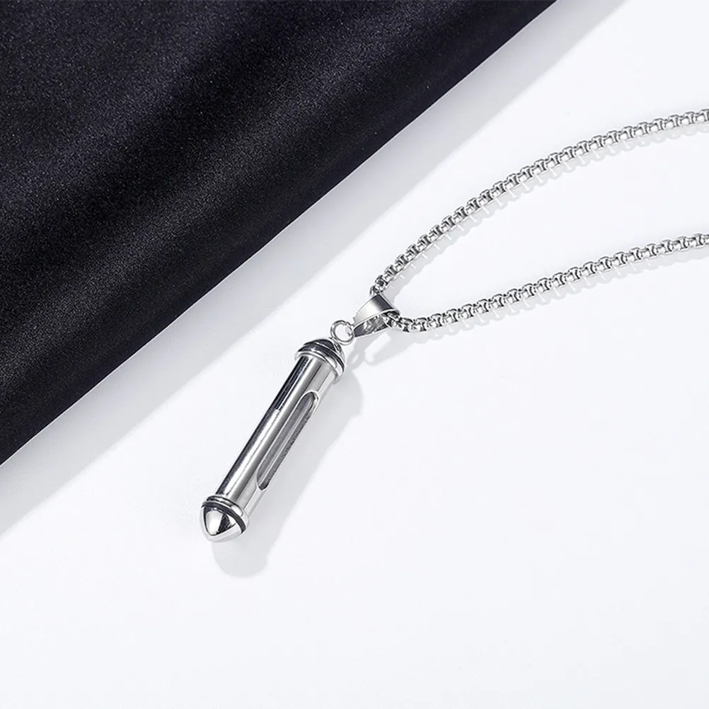 Titanium Steel Cremation Jewelry Necklace Ash Urn Pendant for Memory of Loved One Or Pet Lightweight Non Corrosive No
Titanium Steel Cremation Jewelry Necklace Ash Urn Pendant for Memory of Loved One Or Pet Lightweight Non Corrosive No
