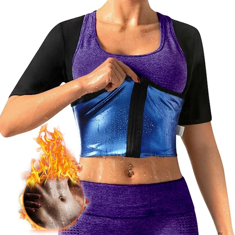 GUUDIA Women Short Sleeve Sauna Suits Open Bust Sauna Suit 5 Times Sweating Short Sleeve Women Waist Trainer Short Sleeve Sweat
GUUDIA Women Short Sleeve Sauna Suits Open Bust Sauna Suit 5 Times Sweating Short Sleeve Women Waist Trainer Short Sleeve Sweat