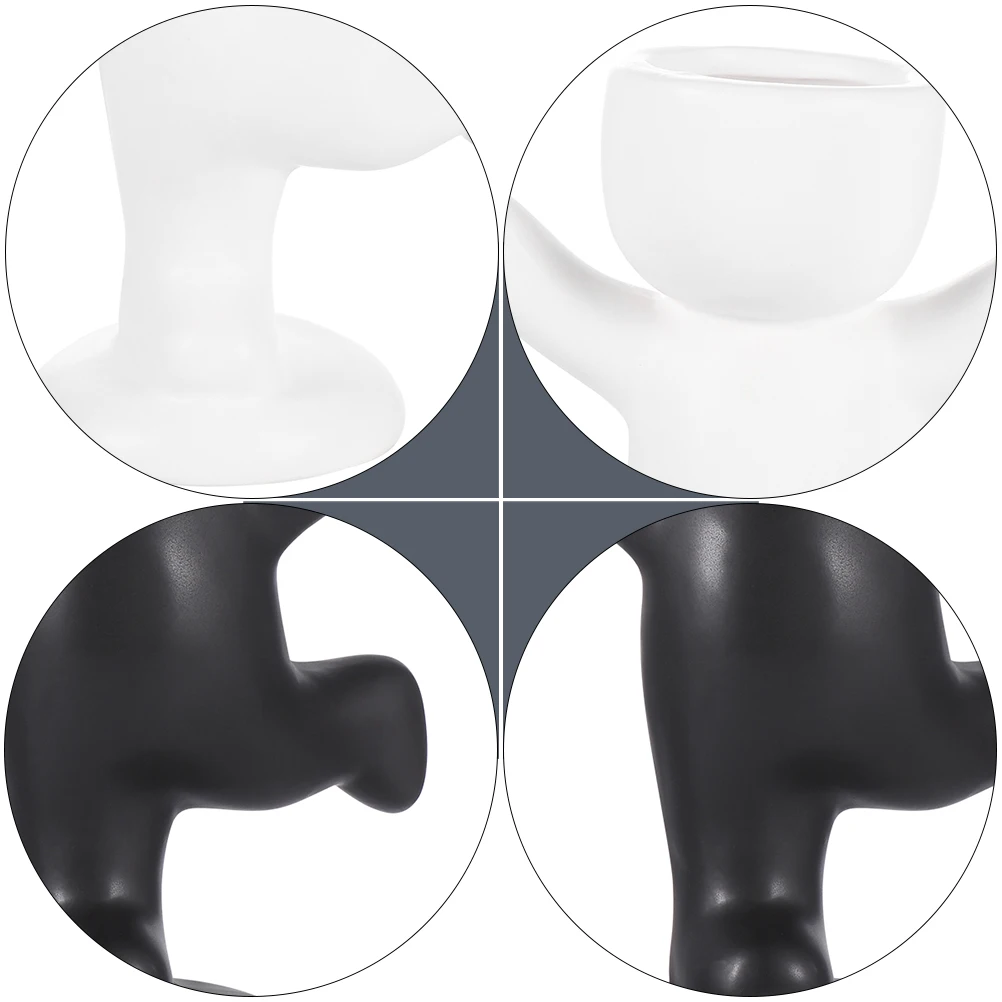 2Pcs Ceramic Humanoid Planter Flower Pot Mini Character Sculpture Succulent Pot Desktop Garden Decoration Humanoid Planter
2Pcs Ceramic Humanoid Planter Flower Pot Mini Character Sculpture Succulent Pot Desktop Garden Decoration Humanoid Planter