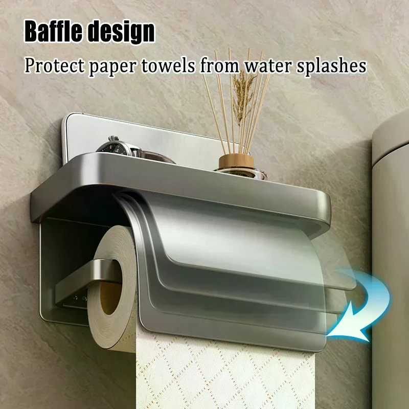Алюминиевый настенный держатель для салфеток, без дрели, стеллаж для ванной комнаты, кухонная стойка для рулонной бумаги
Алюминиевый настенный держатель для салфеток, без дрели, стеллаж для ванной комнаты, кухонная стойка для рулонной бумаги