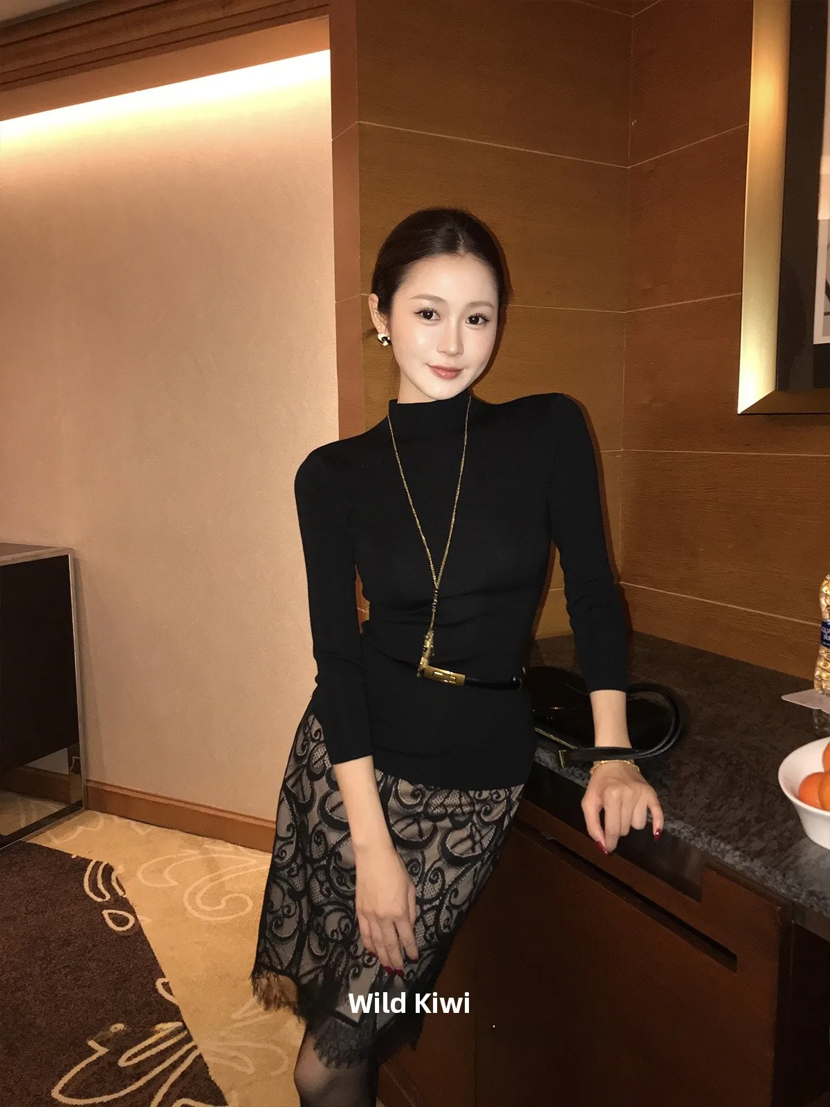Wild Kiwi Women's Basic Mid-Sleeve Knitwear Half High Collar Versatile Base Layer Top Korean Style Commute Fashion
Wild Kiwi Women's Basic Mid-Sleeve Knitwear Half High Collar Versatile Base Layer Top Korean Style Commute Fashion
