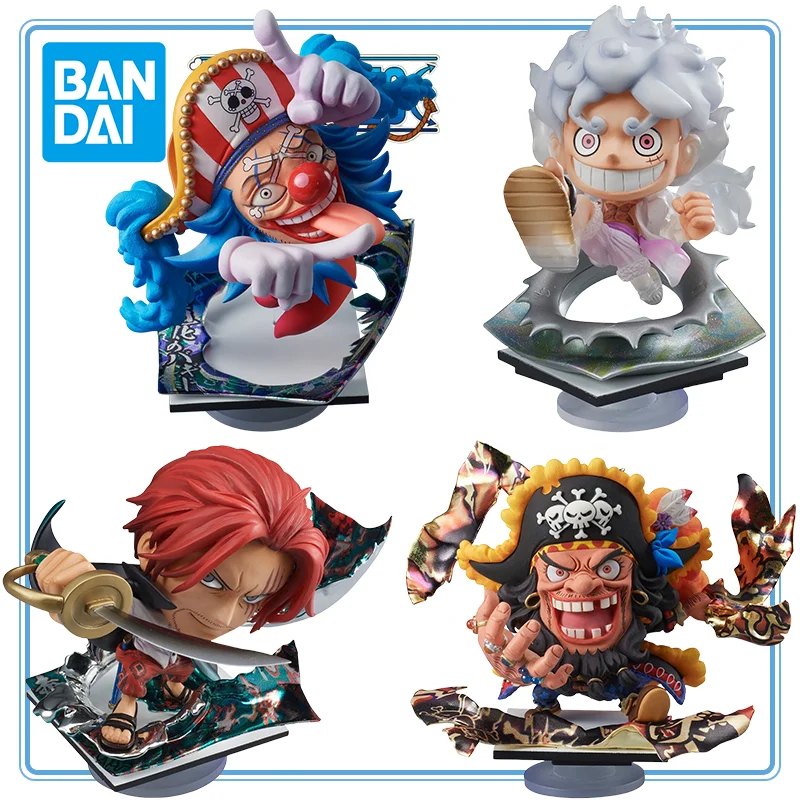 BANDAI Original ONE PIECE Niforme Shonen Monkey D. Luffy Shanks Buggy Marshall D. Teach Anime Cartoon Garage Kit Gifts Toys 
BANDAI Original ONE PIECE Niforme Shonen Monkey D. Luffy Shanks Buggy Marshall D. Teach Anime Cartoon Garage Kit Gifts Toys