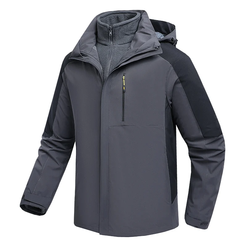 Hot Sale 3 in 1 Hiking Jackets for Men Winter Windproof Waterproof Trekking Coats Fashion with Hood Warm Male Clothes All-match
Hot Sale 3 in 1 Hiking Jackets for Men Winter Windproof Waterproof Trekking Coats Fashion with Hood Warm Male Clothes All-match