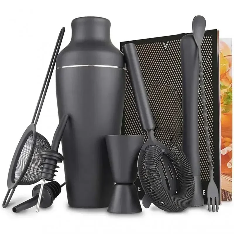 8 шт., коктейльный шейкер из нержавеющей стали, инструменты для бармена, набор для бармена, набор миксеров для напитков Martini Sharker
8 шт., коктейльный шейкер из нержавеющей стали, инструменты для бармена, набор для бармена, набор миксеров для напитков Martini Sharker