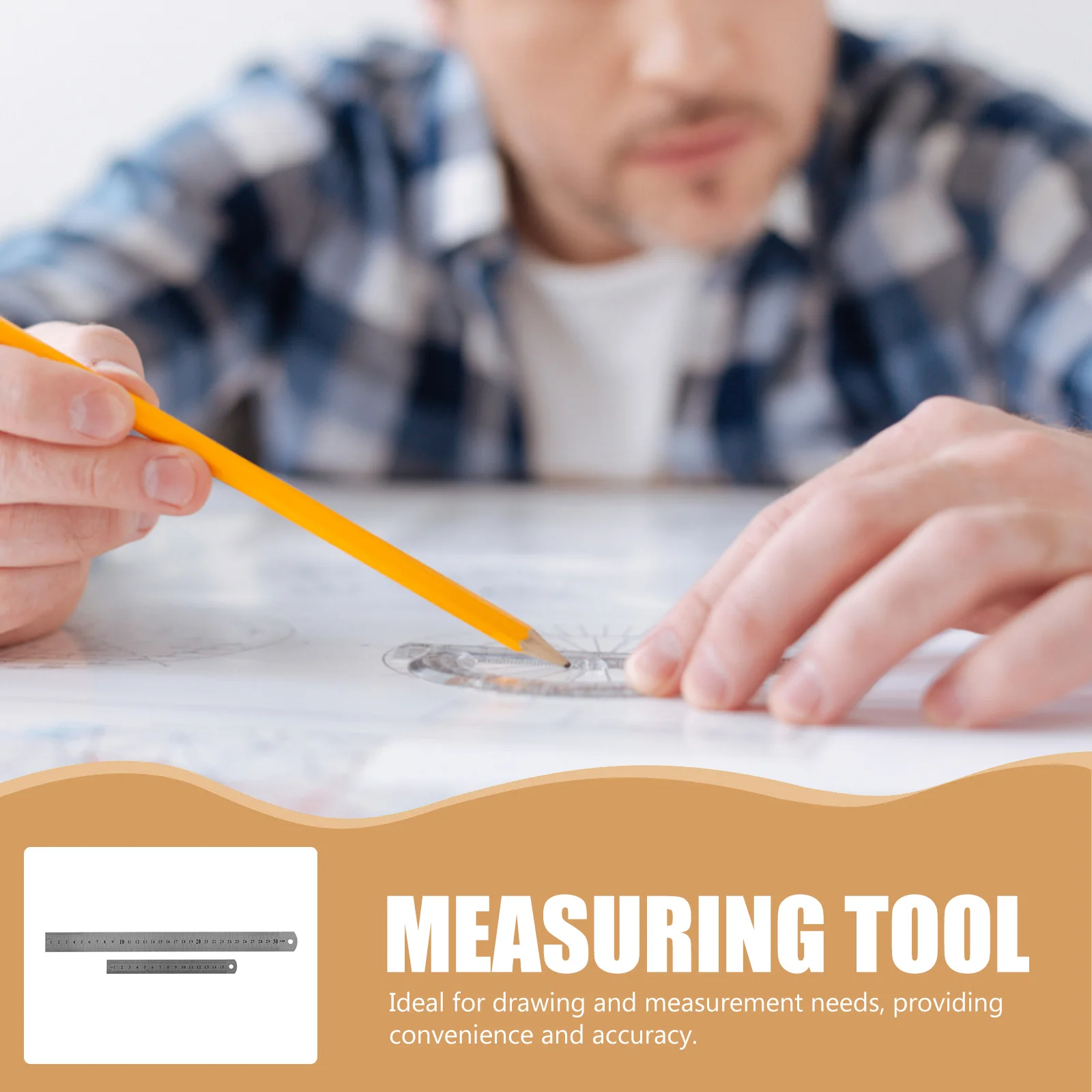 2pcs Metal Ruler Multi-Functional Straight Measuring Tool Portable Dual-Sided Scale Lightweight For Architecture Engineering Art
2pcs Metal Ruler Multi-Functional Straight Measuring Tool Portable Dual-Sided Scale Lightweight For Architecture Engineering Art