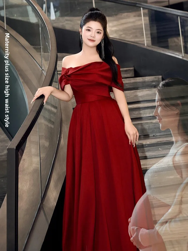 Свадебное платье для беременных невест из атласа с одним плечом, больших размеров, для возвращения домой, свадебного приема и банкета
Свадебное платье для беременных невест из атласа с одним плечом, больших размеров, для возвращения домой, свадебного приема и банкета