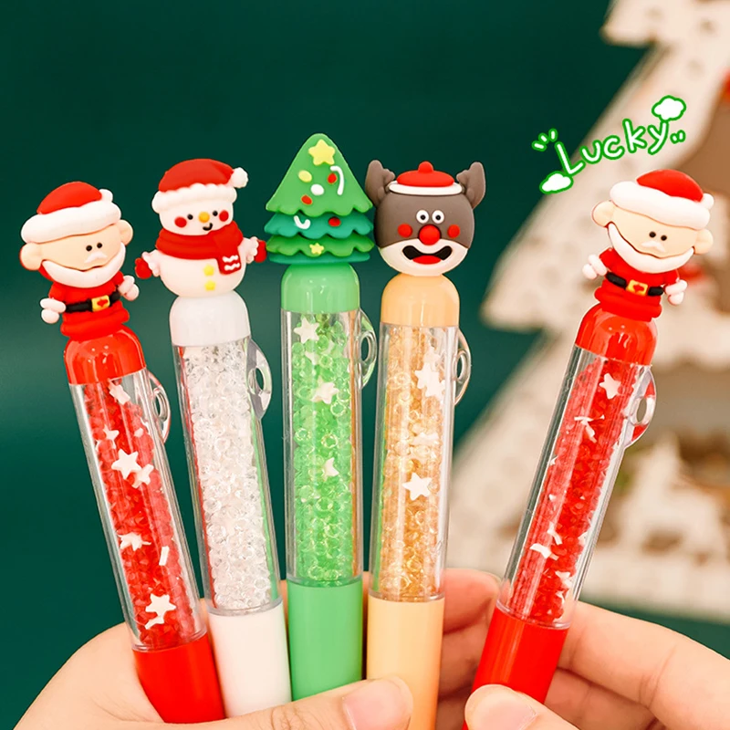 Мультяшная рождественская шариковая ручка, милая ручка Санта-Клауса для студенческих канцелярских принадлежностей, подарок
Мультяшная рождественская шариковая ручка, милая ручка Санта-Клауса для студенческих канцелярских принадлежностей, подарок
