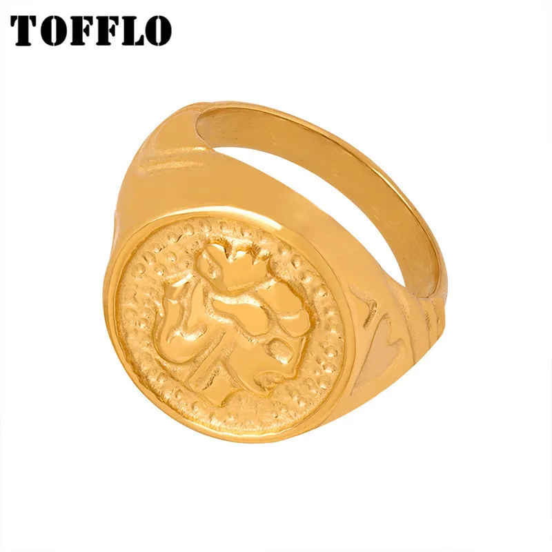 TOFFLO Stainless Steel Jewelry Abstract Relief Round Ring Female Hip Hop Ring BSA517
TOFFLO Stainless Steel Jewelry Abstract Relief Round Ring Female Hip Hop Ring BSA517