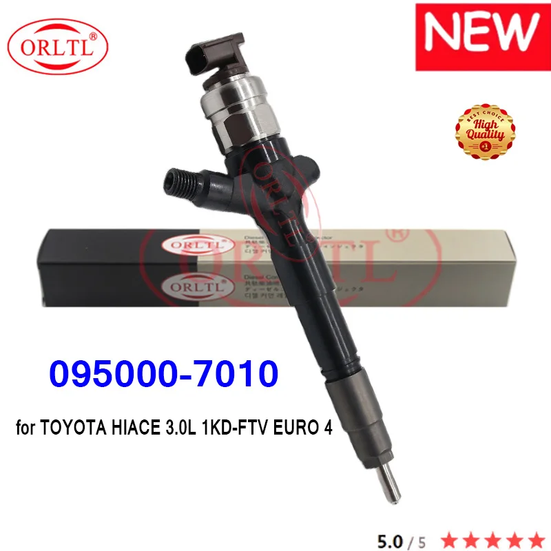 ORLTL New Original Injector 095000-7010 0950007010 095000 7010 for TOYOTA HIACE 3.0L 1KD-FTV EURO 4
ORLTL New Original Injector 095000-7010 0950007010 095000 7010 for TOYOTA HIACE 3.0L 1KD-FTV EURO 4