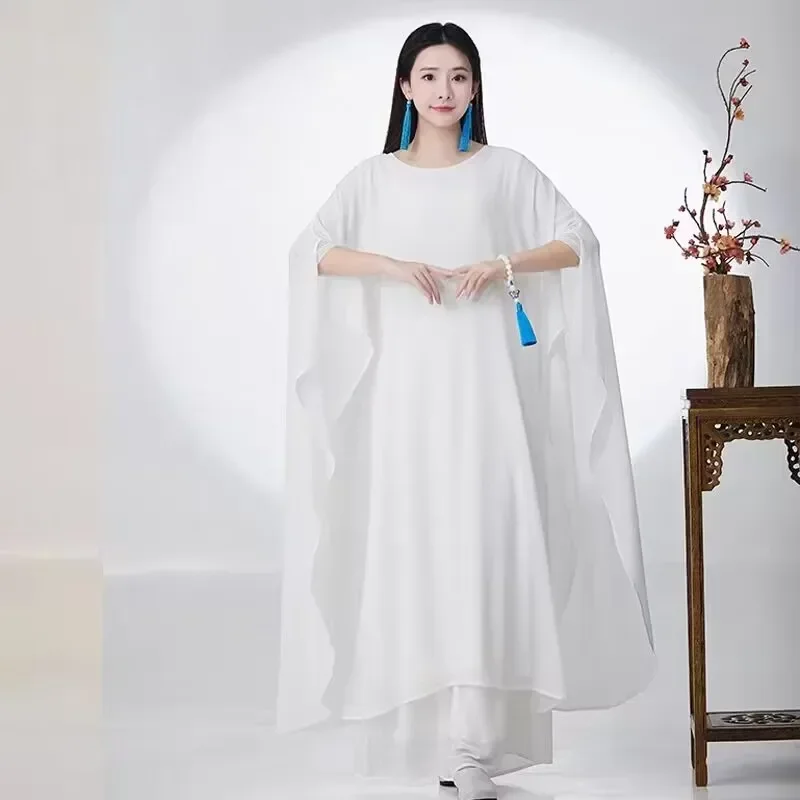 Chinese Style White Zen Dance Costume Suit Performance Costume Meditation Dress Pants Set
Chinese Style White Zen Dance Costume Suit Performance Costume Meditation Dress Pants Set