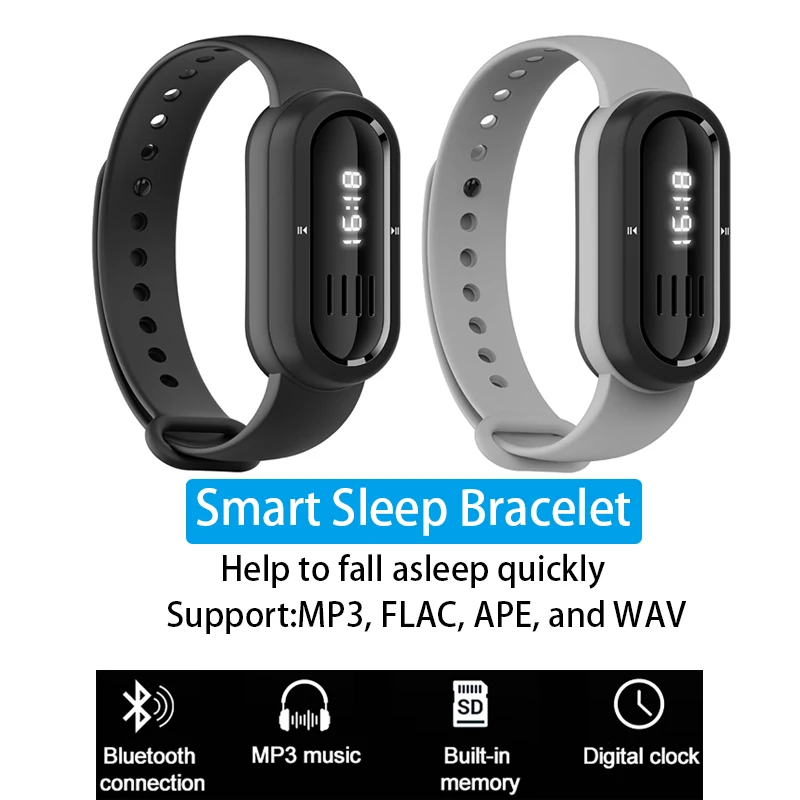 Smart Bracelet Sleep Smartwatch Wireless Bluetooth Speaker Watch Outdoor Sports Music Bracelet White Noise Bracelet
Smart Bracelet Sleep Smartwatch Wireless Bluetooth Speaker Watch Outdoor Sports Music Bracelet White Noise Bracelet