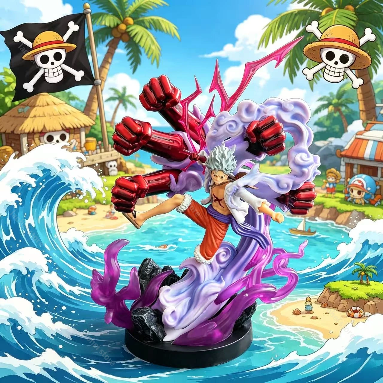 Коллекционная фигурка аниме One Piece: Луффи в форме Ника (Пятая передача), модель для битвы, статуэтка из ПВХ, игрушка-декор, подарок на день рождения, модель для коллекционеров
Коллекционная фигурка аниме One Piece: Луффи в форме Ника (Пятая передача), модель для битвы, статуэтка из ПВХ, игрушка-декор, подарок на день рождения, модель для коллекционеров