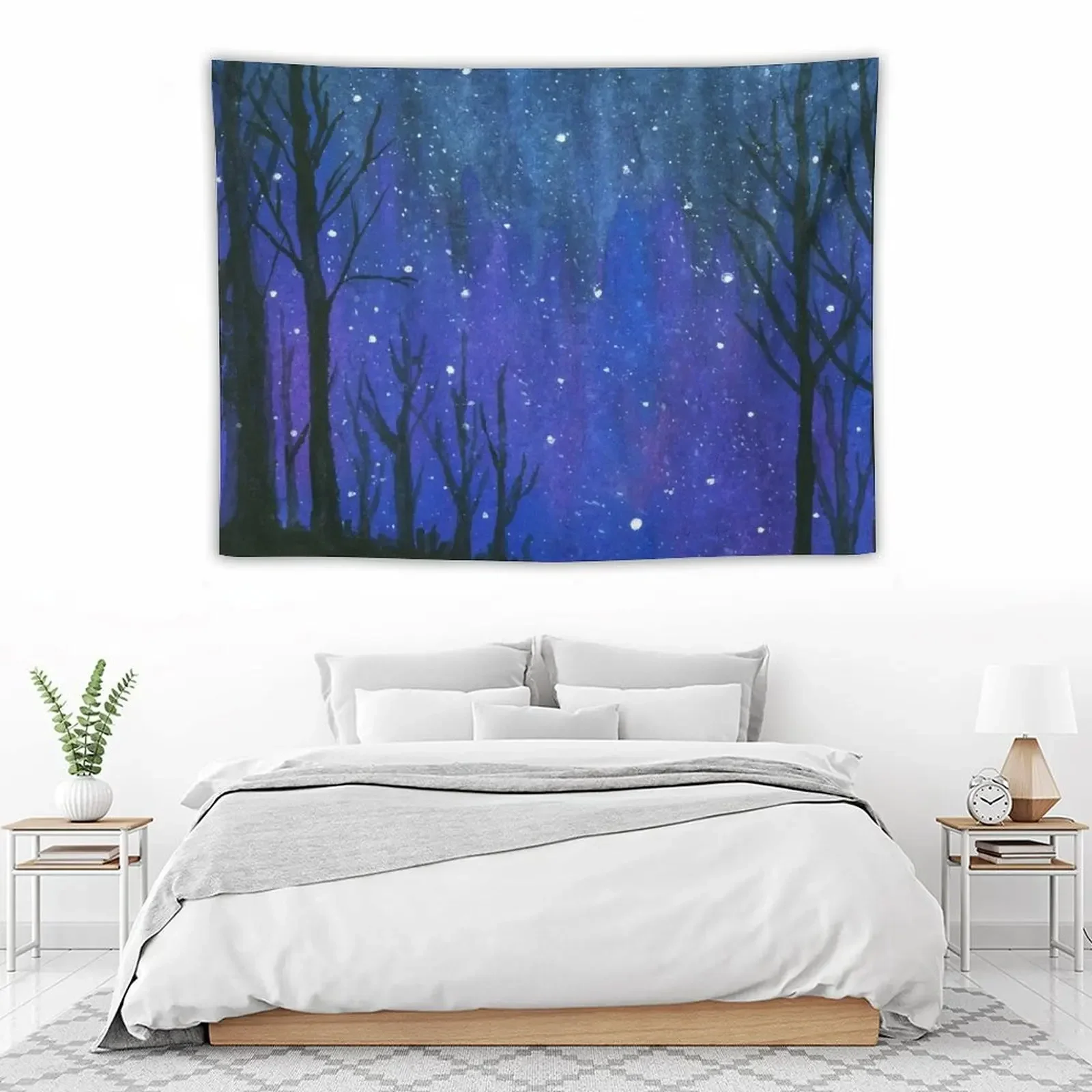 Still of the Night, Night Sky Landscape Painting Stars Tapestry Home Decoration Wallpaper Bedroom Tapestry
Still of the Night, Night Sky Landscape Painting Stars Tapestry Home Decoration Wallpaper Bedroom Tapestry