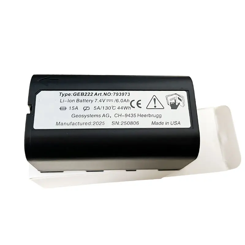 GEB222 Battery For Leica TS02 TS06 TS09/12/16 Total Station GPS System ATX1200 1230 Piper 100 200 Lases Survey Instruments 
GEB222 Battery For Leica TS02 TS06 TS09/12/16 Total Station GPS System ATX1200 1230 Piper 100 200 Lases Survey Instruments