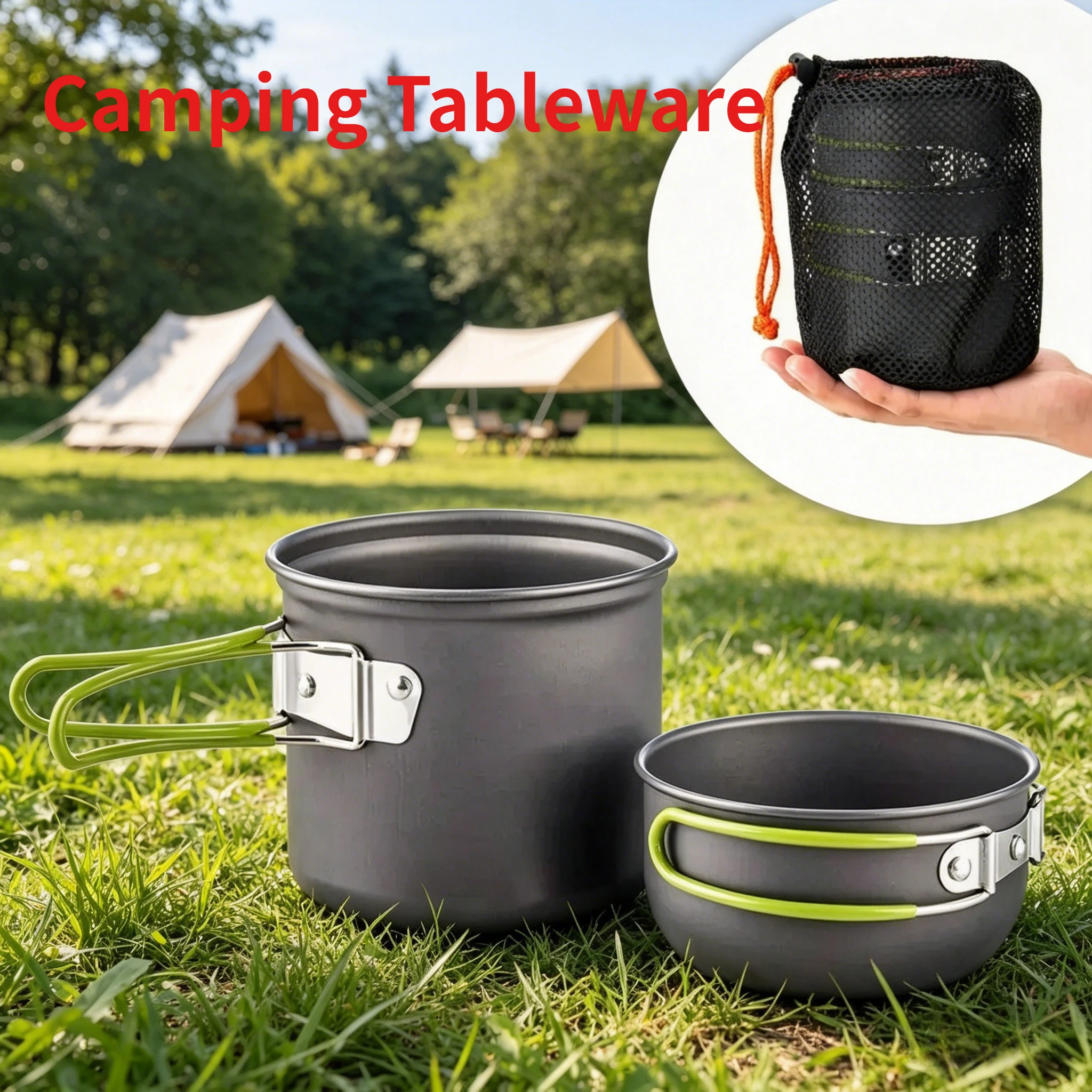 Outdoor Ultralight Camping Tableware Kit Foldable Spoon Fork Kettle Portable Cookware Set for Hiking Picnic Travel Supplies
Outdoor Ultralight Camping Tableware Kit Foldable Spoon Fork Kettle Portable Cookware Set for Hiking Picnic Travel Supplies