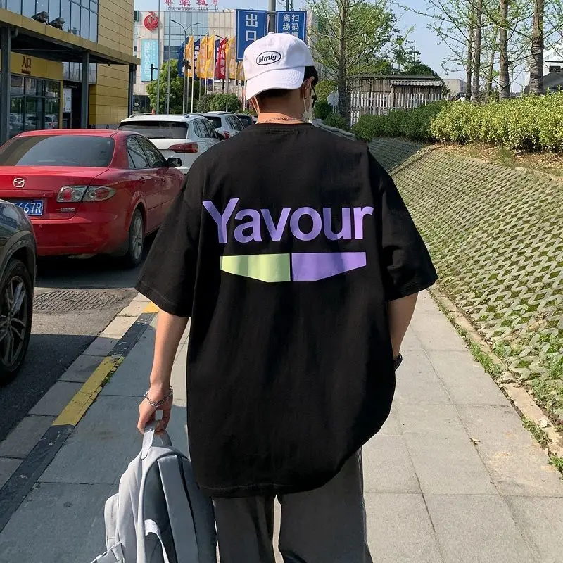 Summer Korean retro personalized short-sleeved T-shirt men's trend Y2K versatile loose student half-sleeved ins round neck top
Summer Korean retro personalized short-sleeved T-shirt men's trend Y2K versatile loose student half-sleeved ins round neck top