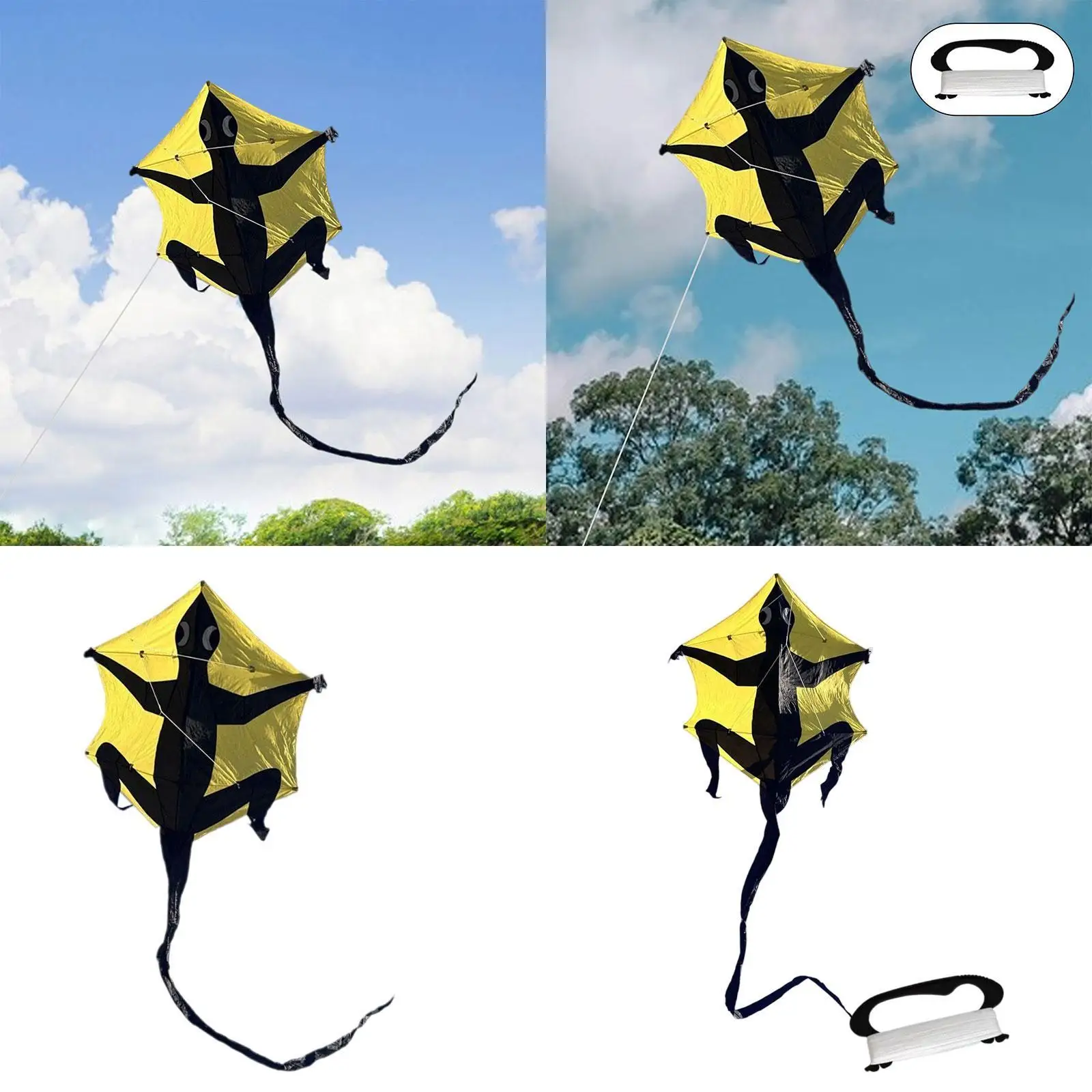 Animal Shaped Kite Single Line Easy to Fly Outdoor Flying Toy Beach Flying Kite for Travel Family Beginners Party Supplies
Animal Shaped Kite Single Line Easy to Fly Outdoor Flying Toy Beach Flying Kite for Travel Family Beginners Party Supplies