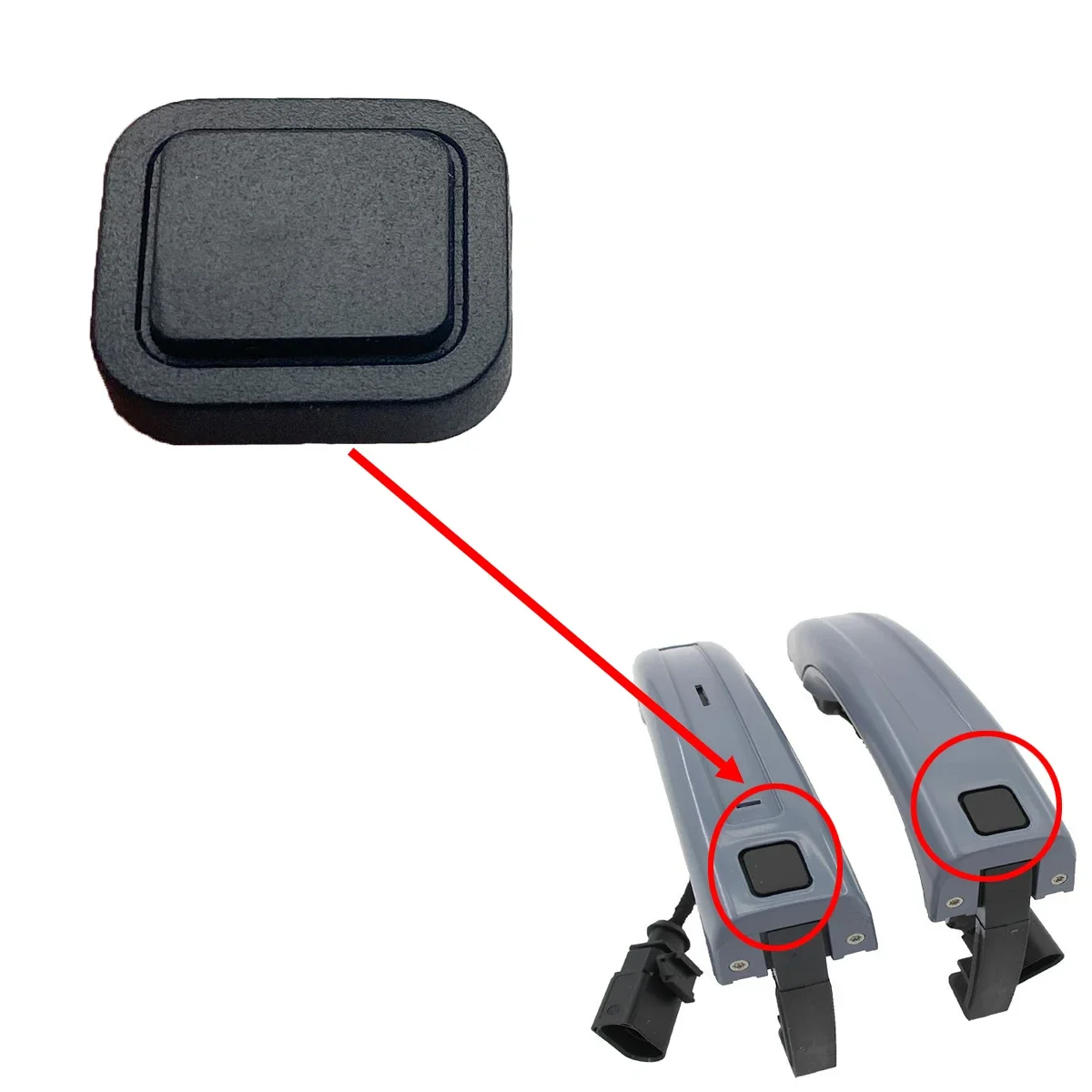 1/2PCS Exterior Door Handle Keyless Cover Silicone Button Plug Trim For Audi Q7 4L 2007-2015 4L0837205B 4L0837207B Accessories
1/2PCS Exterior Door Handle Keyless Cover Silicone Button Plug Trim For Audi Q7 4L 2007-2015 4L0837205B 4L0837207B Accessories