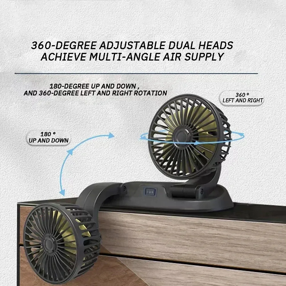 5V 12V 24V Car Fan Cooling Car Fan Dual Head USB Car Fan Adjustable Auto Cooler Air Fan Car Accessories Wind Regulation
5V 12V 24V Car Fan Cooling Car Fan Dual Head USB Car Fan Adjustable Auto Cooler Air Fan Car Accessories Wind Regulation
