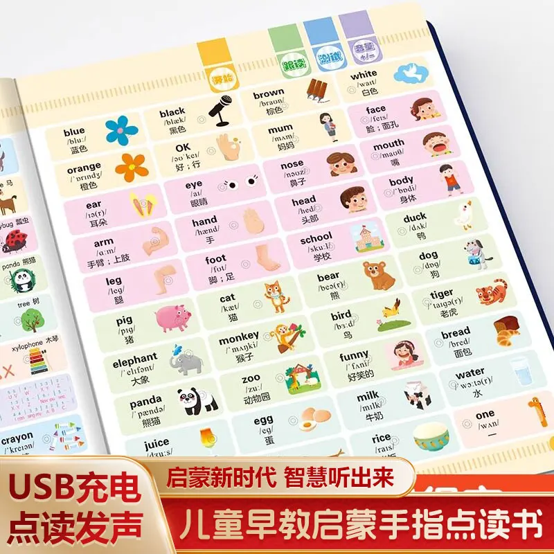 Learning Chinese Character Audiobooks, Children's Early Education, Cognitive Enlightenment, Chinese Character Recognition Books
Learning Chinese Character Audiobooks, Children's Early Education, Cognitive Enlightenment, Chinese Character Recognition Books