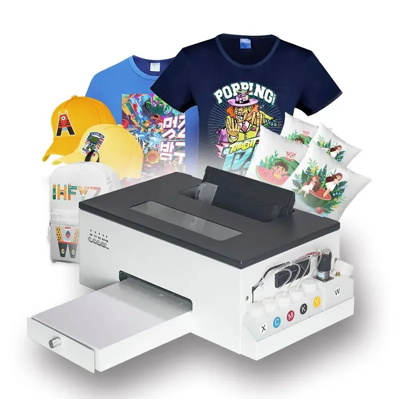 For DTF inkjet printer a 4 size start-up kit DTF printer full machine thermal transfer L805 L1800 DTF printer with material
For DTF inkjet printer a 4 size start-up kit DTF printer full machine thermal transfer L805 L1800 DTF printer with material