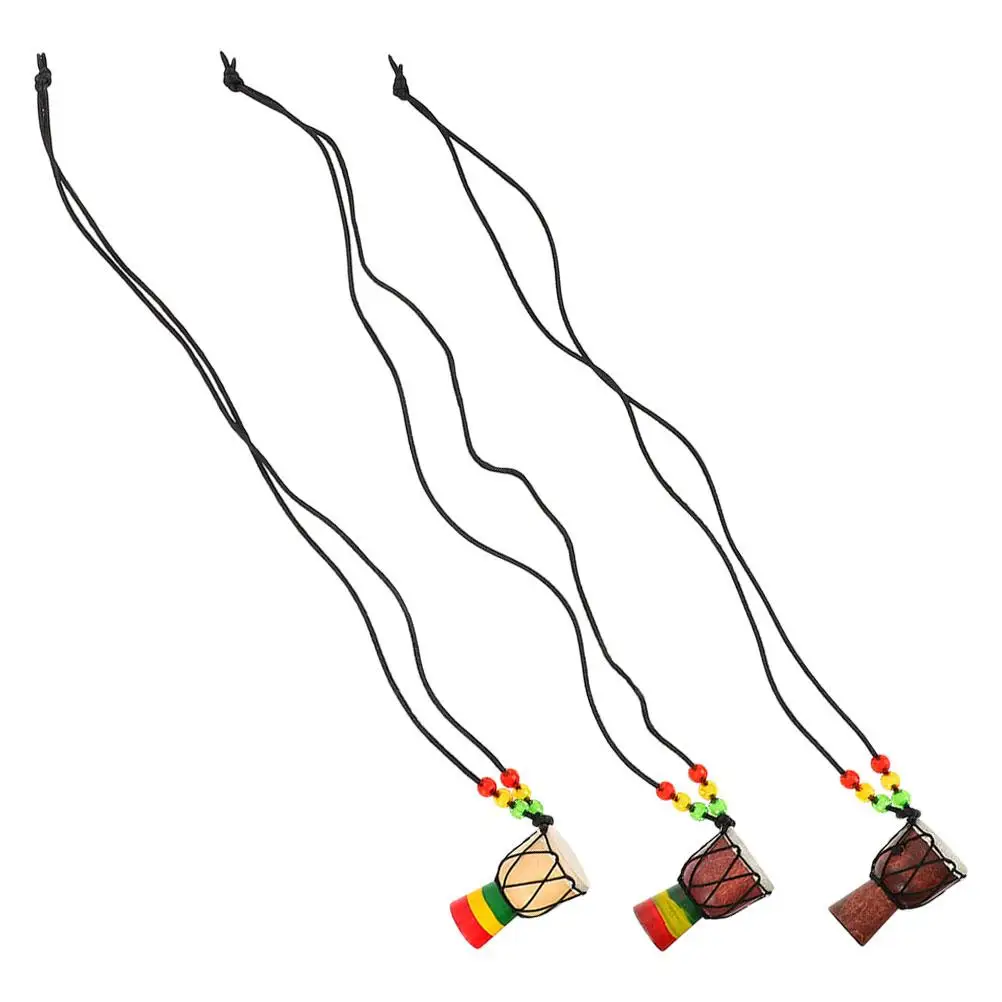 3Pcs African Necklace African Choker Necklace For Women Miniature Handmade Wood Pendant Instrument Jewelry Women Travel Musical
3Pcs African Necklace African Choker Necklace For Women Miniature Handmade Wood Pendant Instrument Jewelry Women Travel Musical