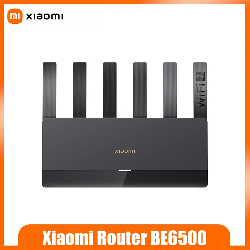 Xiaomi Router BE6500 WiFi 7 6453Mbps Dual 2.5G Ethernet Ports MLO Multi-Link Aggregation 4K QAM 160MHz Bandwidth 6 Antennas
Xiaomi Router BE6500 WiFi 7 6453Mbps Dual 2.5G Ethernet Ports MLO Multi-Link Aggregation 4K QAM 160MHz Bandwidth 6 Antennas