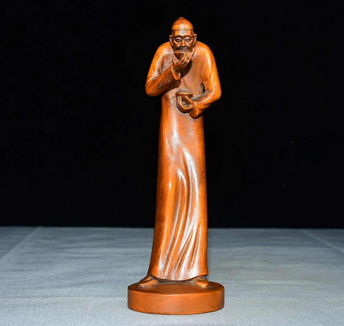 Old Boxwood vocal imitation performance Old Beijing Statue of talented artist statue Study screen Amass wealth Ornaments
Old Boxwood vocal imitation performance Old Beijing Statue of talented artist statue Study screen Amass wealth Ornaments